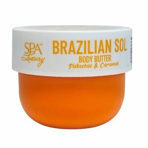 Spa Luxury Brazilian Sol Pistachio & Caramel Body Butter, 6 oz. Jar